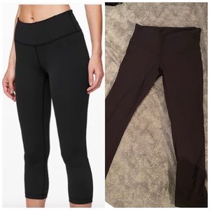 Lululemon Wunder Under Crop Full-on Luxtreme